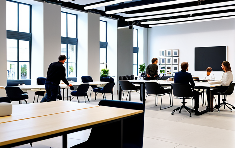 가구디자인 학습 중점 과목 - **Prompt:** A craftsman working with wood in a bright workshop, using traditional tools alongside a ...