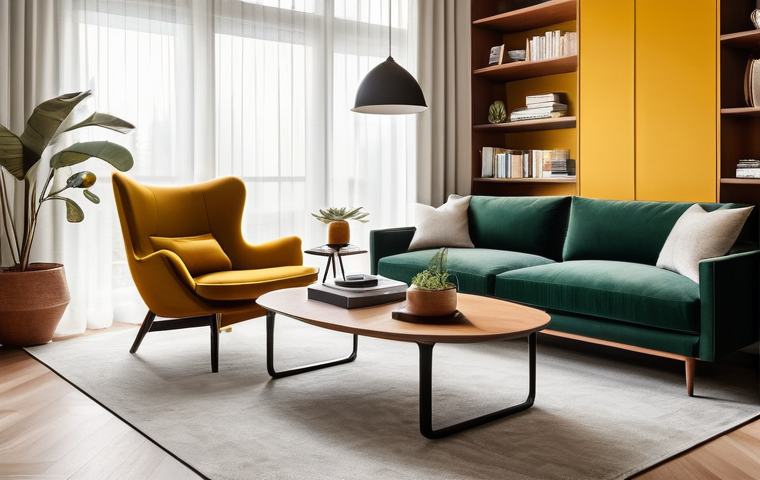 가구디자인 색채학 기초 - **Prompt 2: A Furniture Designer Exploring Color Theory and Materials**
    A focused furniture desi...