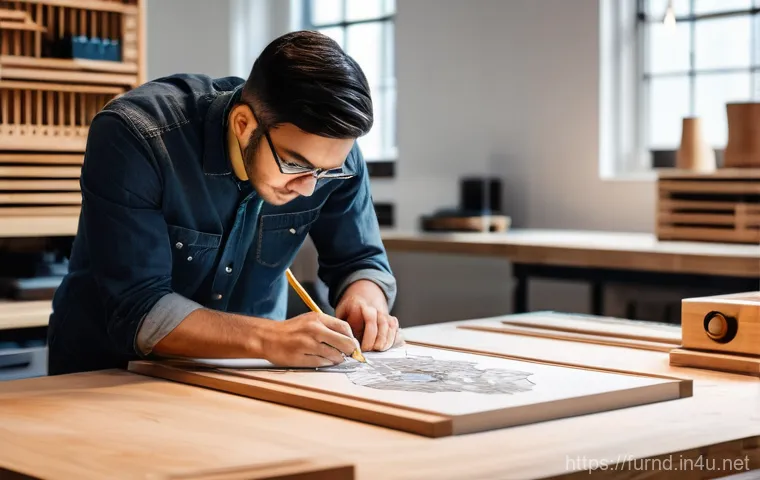 가구디자인 도제식 학습 사례 - **A master wood craftsman diligently guiding a young apprentice's hands as they carve intricate deta... 가구디자인 도제식 학습 사례 - **A master wood craftsman diligently guiding a young apprentice's hands as they carve intricate deta...