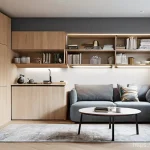 Home 9 가구디자인에서 사용자 경험 UX 적용 사례 - **Transforming Modular Furniture in a Compact Urban Apartment**
A bright, minimalist, and compac...