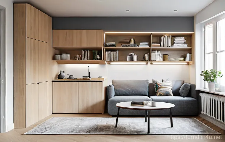 가구디자인에서 사용자 경험 UX  적용 사례 - **Transforming Modular Furniture in a Compact Urban Apartment**
    A bright, minimalist, and compac...
